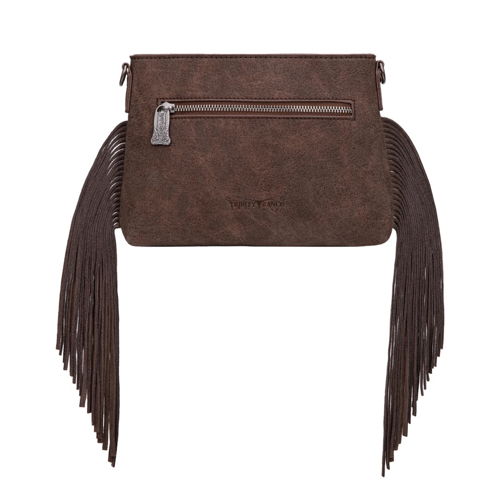 Trinity Ranch Black And Brown Patterned Crossbody… - image 8